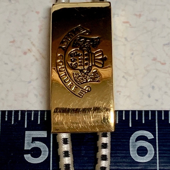 JUICY COUTURE STRETCHY BRACELET W/CENTER LOGO GUC - Picture 7 of 8